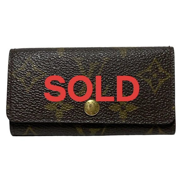 LOUIS VUITTON Multicles 4 Monogram - Key Case Monogram Canvas 125-062625 - Picture 1 of 6
